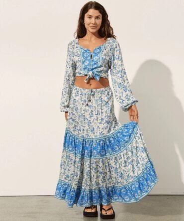 Top and Skirt - Style Code-2046